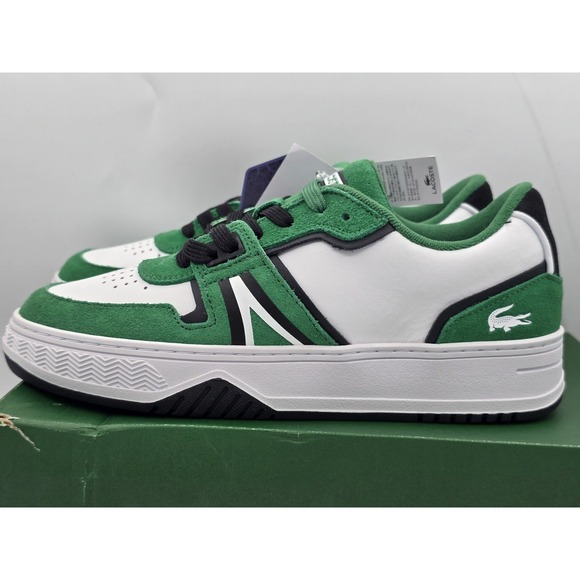Lacoste Womens Leather Green/‎ White Athletic sneaker Sz 8 M US - Picture 5 of 13